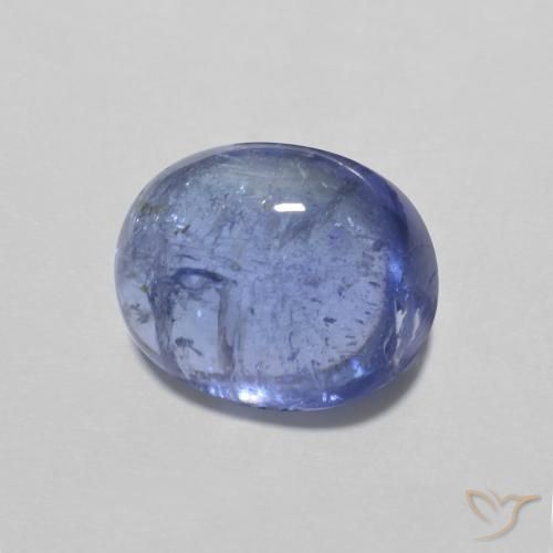9,17 ctw natürlicher Intensives Violettblau Tansanit, Oval, Transparent