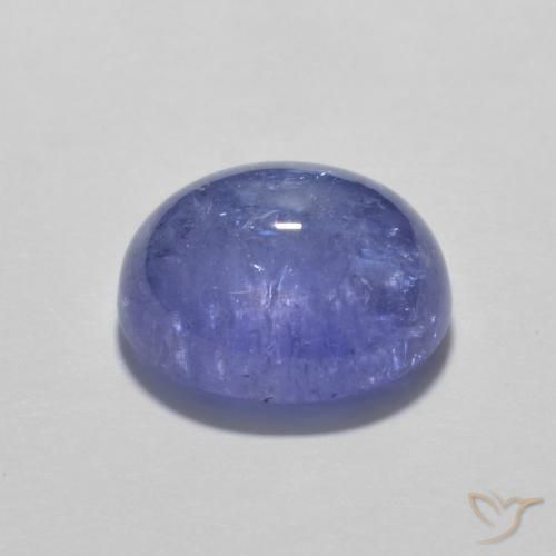 9,17 ctw natürlicher Intensives Violettblau Tansanit, Oval, Transparent
