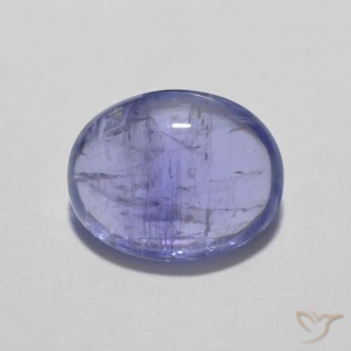 2.98ct Natürlicher Intensives Violettblau Tansanit, Oval, Transparent