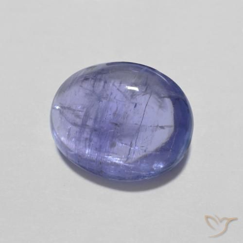 9,17 ctw natürlicher Intensives Violettblau Tansanit, Oval, Transparent