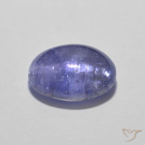 9,17 ctw natürlicher Intensives Violettblau Tansanit, Oval, Transparent