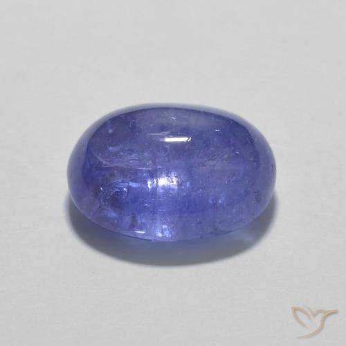 9,17 ctw natürlicher Intensives Violettblau Tansanit, Oval, Transparent