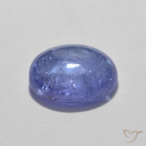 9,17 ctw natürlicher Intensives Violettblau Tansanit, Oval, Transparent
