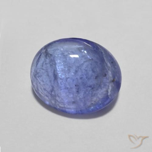 9,17 ctw natürlicher Intensives Violettblau Tansanit, Oval, Transparent