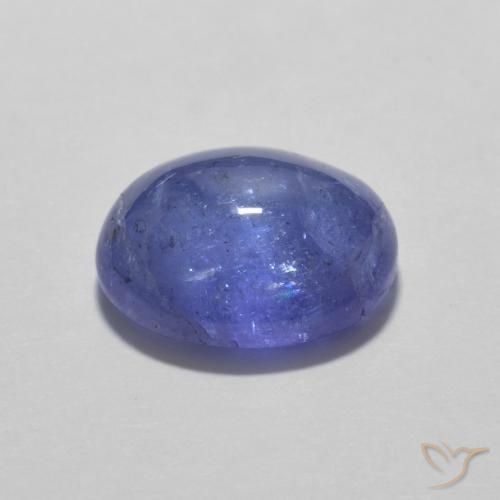 9,17 ctw natürlicher Intensives Violettblau Tansanit, Oval, Transparent