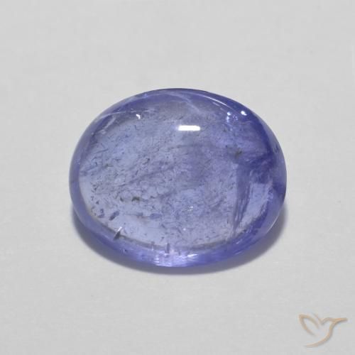 2.93ct Natürlicher Intensives Violettblau Tansanit, Oval, Transparent