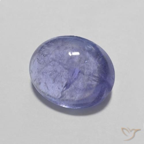 9,17 ctw natürlicher Intensives Violettblau Tansanit, Oval, Transparent