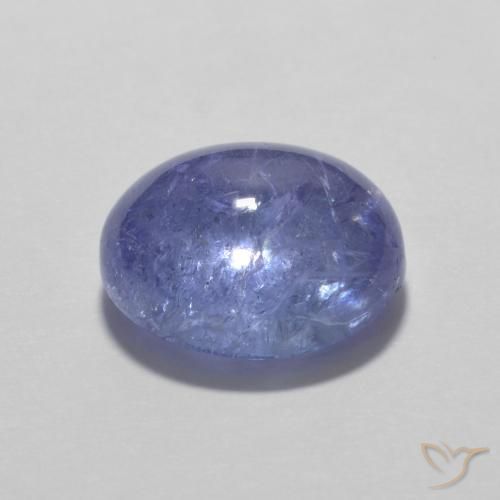 9,17 ctw natürlicher Intensives Violettblau Tansanit, Oval, Transparent