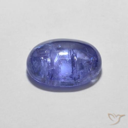 9,17 ctw natürlicher Intensives Violettblau Tansanit, Oval, Transparent