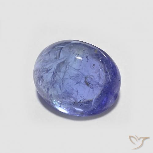 9,17 ctw natürlicher tiefviolett-blau Tansanit, Oval, Transparent