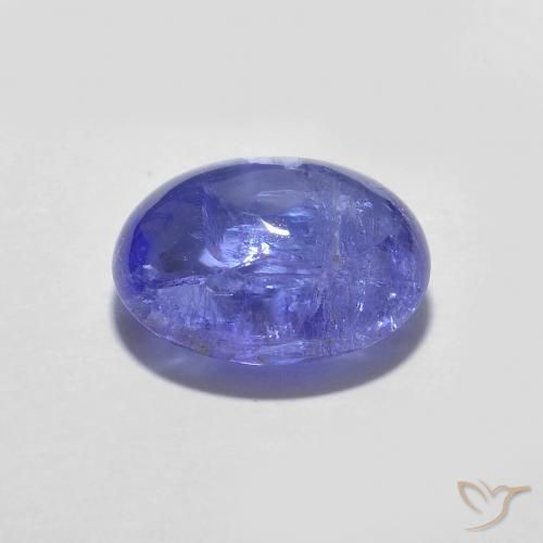 9,17 ctw natürlicher Intensives Violettblau Tansanit, Oval, Transparent