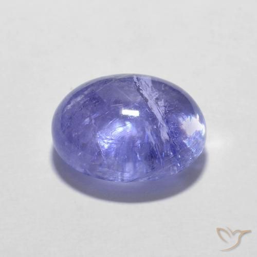 9,17 ctw natürlicher Intensives Violettblau Tansanit, Oval, Transparent