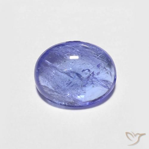 1.43ct Natürlicher Intensives Violettblau Tansanit, Oval, Transparent