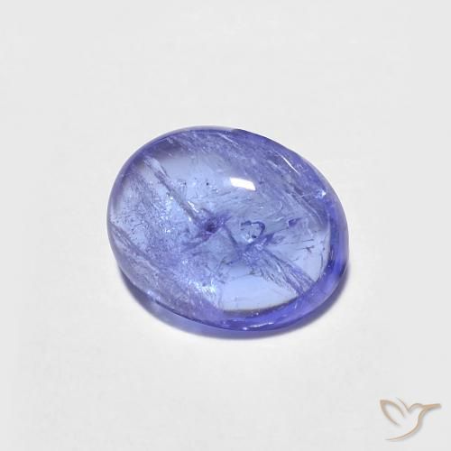 9,17 ctw natürlicher Intensives Violettblau Tansanit, Oval, Transparent