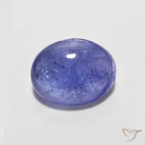 2.46ct Natürlicher Intensives Violettblau Tansanit, Oval, Lichtdurchlässig