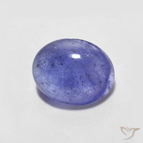 9,17 ctw natürlicher Intensives Violettblau Tansanit, Oval, Lichtdurchlässig