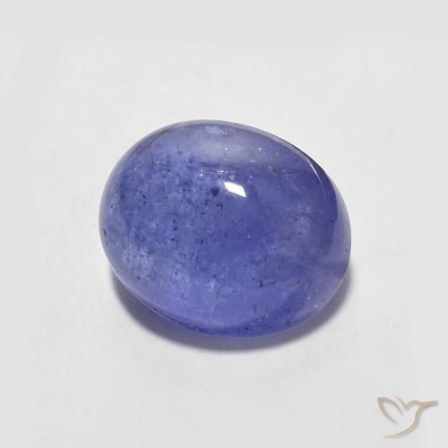 9,17 ctw natürlicher Intensives Violettblau Tansanit, Oval, Lichtdurchlässig