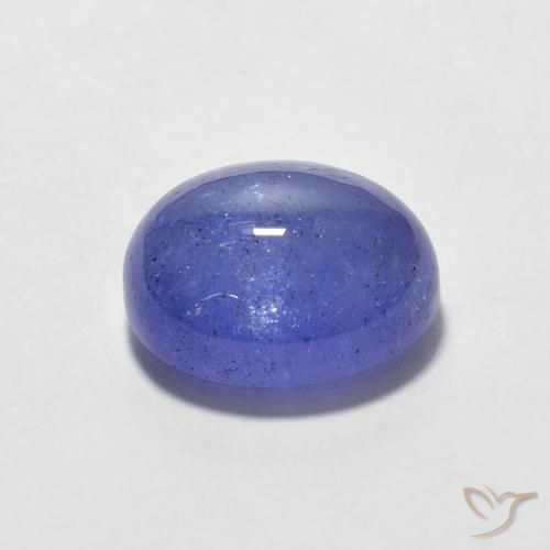 9,17 ctw natürlicher Intensives Violettblau Tansanit, Oval, Lichtdurchlässig