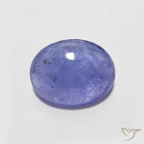 2.15ct Natürlicher Intensives Violettblau Tansanit, Oval, Lichtdurchlässig