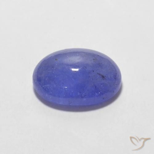 9,17 ctw natürlicher Intensives Violettblau Tansanit, Oval, Lichtdurchlässig