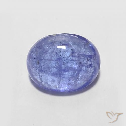 2.45ct Natürlicher Intensives Violettblau Tansanit, Oval, Transparent