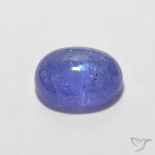 9,17 ctw natürlicher Intensives Violettblau Tansanit, Oval, Transparent