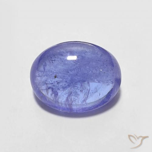 2.78ct Natürlicher Intensives Violettblau Tansanit, Oval, Transparent