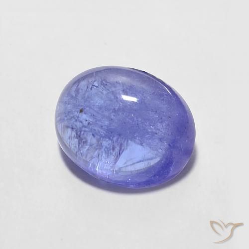 9,17 ctw natürlicher Intensives Violettblau Tansanit, Oval, Transparent