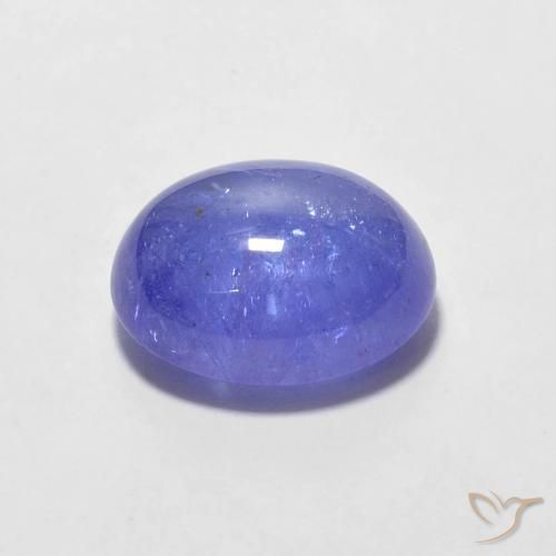 9,17 ctw natürlicher Intensives Violettblau Tansanit, Oval, Transparent