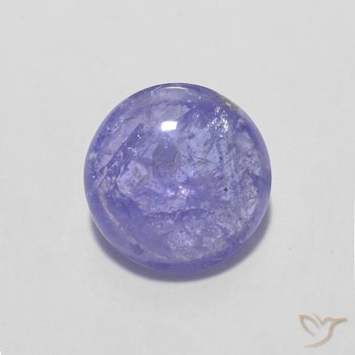 1.43ct Natürlicher Helles Violett Tansanit, Runden, Transparent