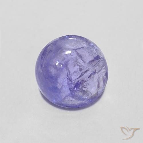 1.43ct Natürlicher Helles Violett Tansanit, Runden, Transparent