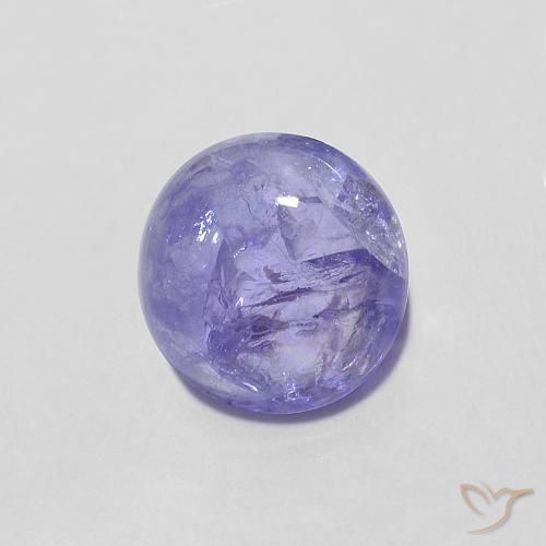 9,17 ctw natürlicher Helles Violett Tansanit, Runden, Transparent