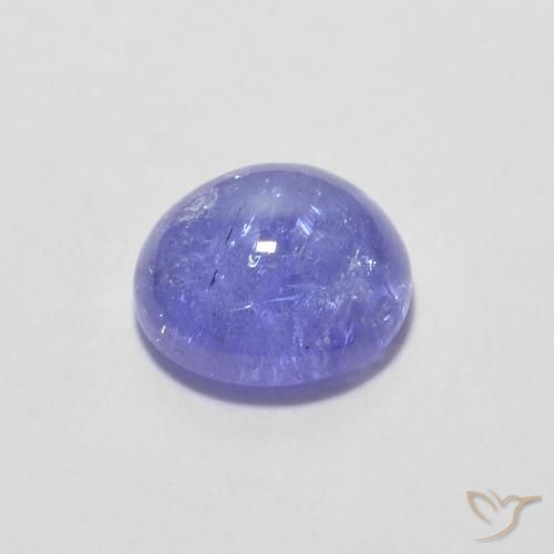 9,17 ctw natürlicher Intensives Violettblau Tansanit, Runden, Transparent