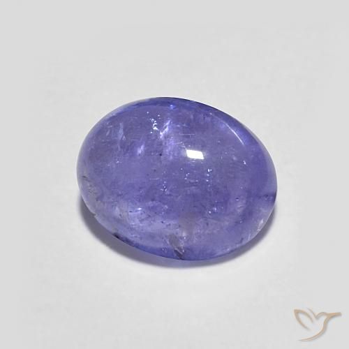 9,17 ctw natürlicher Intensives Violettblau Tansanit, Oval, Transparent