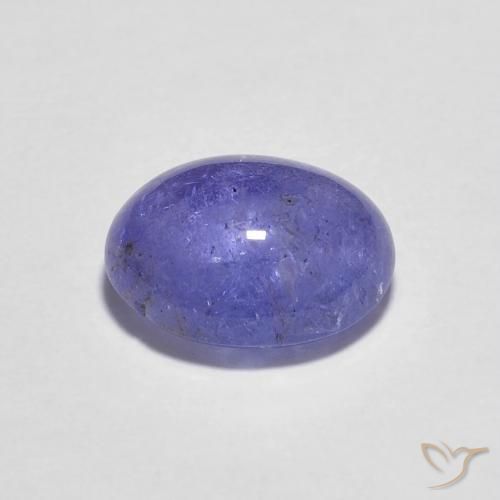 9,17 ctw natürlicher Intensives Violettblau Tansanit, Oval, Transparent