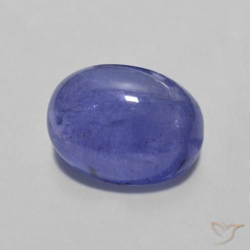 9,17 ctw natürlicher violett-blau Tansanit, Oval, Lichtdurchlässig