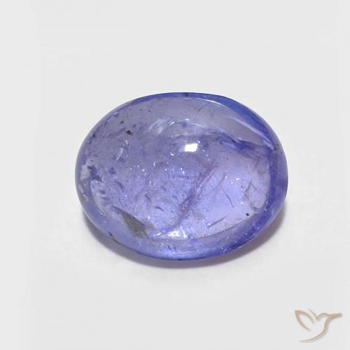 3.08ct Natürlicher Intensives Violettblau Tansanit, Oval, Transparent