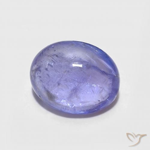 9,17 ctw natürlicher Intensives Violettblau Tansanit, Oval, Transparent