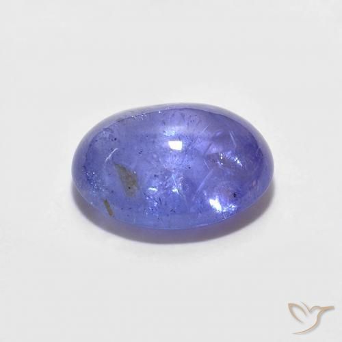 9,17 ctw natürlicher Intensives Violettblau Tansanit, Oval, Transparent