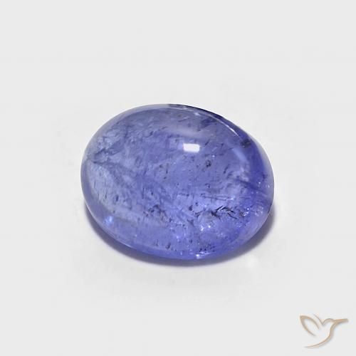 9,17 ctw natürlicher Intensives Violettblau Tansanit, Oval, Transparent