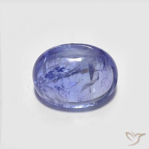 1.88ct Natürlicher Intensives Violettblau Tansanit, Oval, Transparent