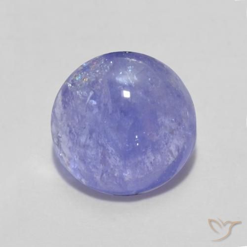 1.59ct Natürlicher Violet Tansanit, Runden, Lichtdurchlässig