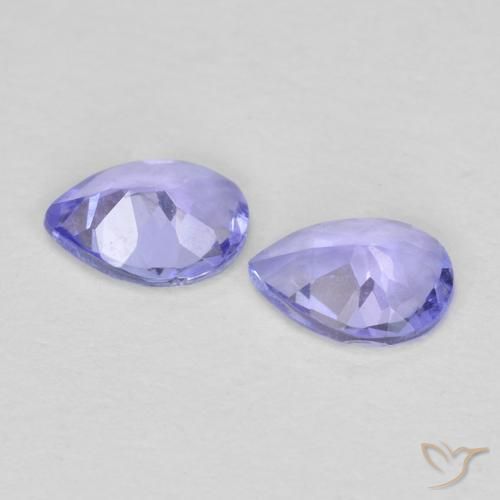 0.53 ct natürliche tiefblau Tansanit-Edelsteine, Birnenform, VVS-VS