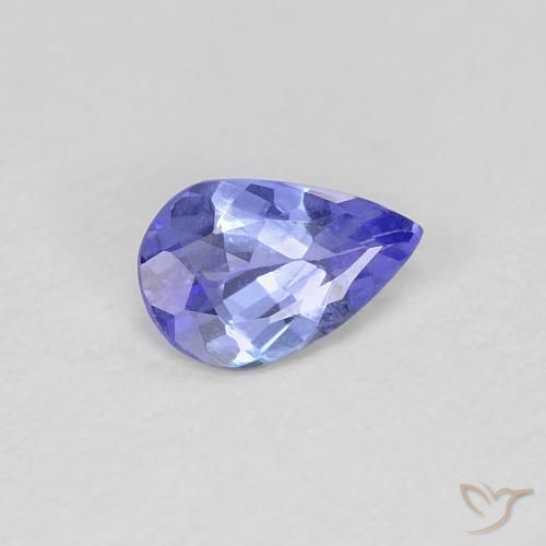 9,17 ctw natürlicher Intensives Violettblau Tansanit, Birnenform, VS