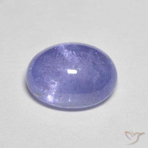 9,17 ctw natürlicher Silberblau Tansanit, Oval, Transparent