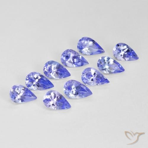 2.46 ct natürliche Intensives Blau Tansanit-Edelsteine, Birnenform, VS