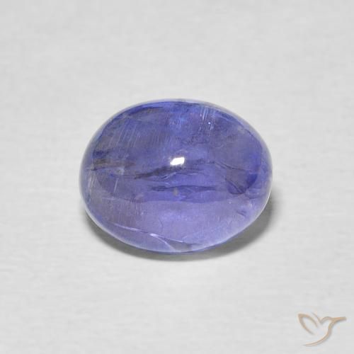 2.72ct Natürlicher Intensives Violettblau Tansanit, Oval, Transparent