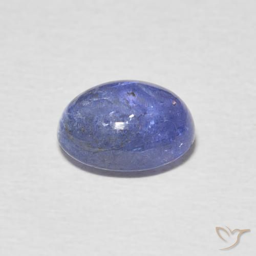 9,17 ctw natürlicher Intensives Violettblau Tansanit, Oval, Transparent