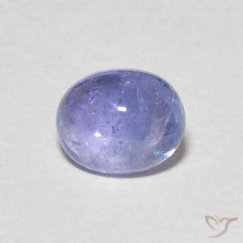 2.57ct Natürlicher Intensives Violettblau Tansanit, Oval, Transparent