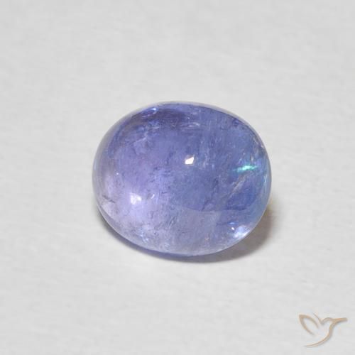 9,17 ctw natürlicher Intensives Violettblau Tansanit, Oval, Transparent
